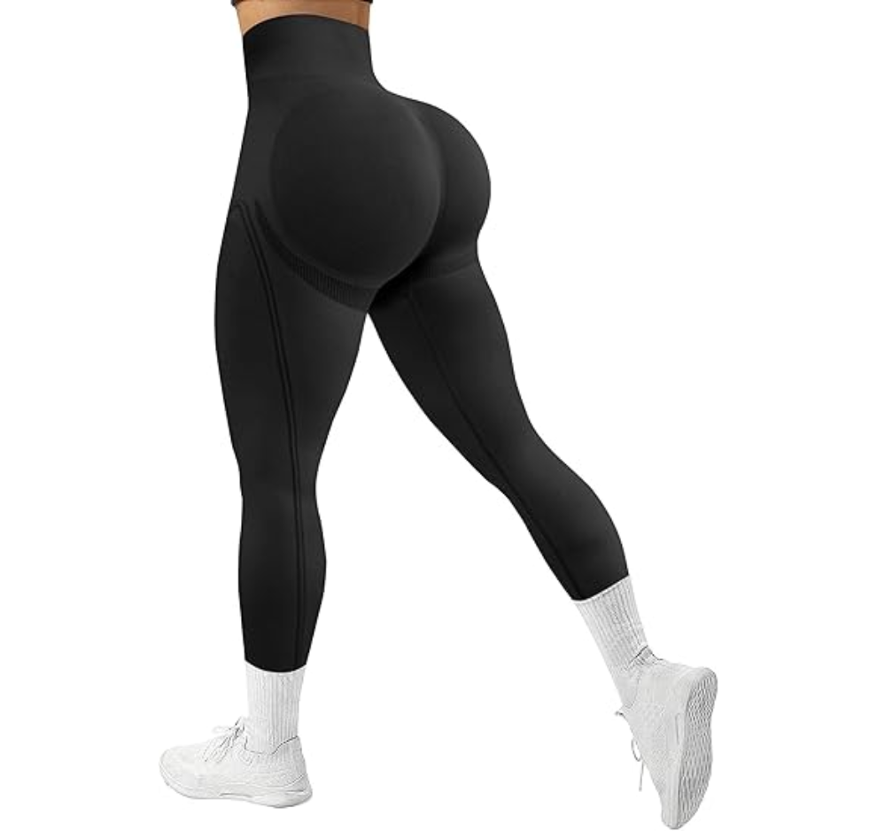 Butt Lifting Leggings for Women – High Waisted Seamless Tummy Control Yoga Pants