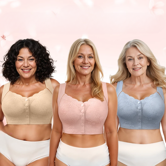 Front Closure Posture Corrector Bra – Comfy Shaping Support, Wire-Free