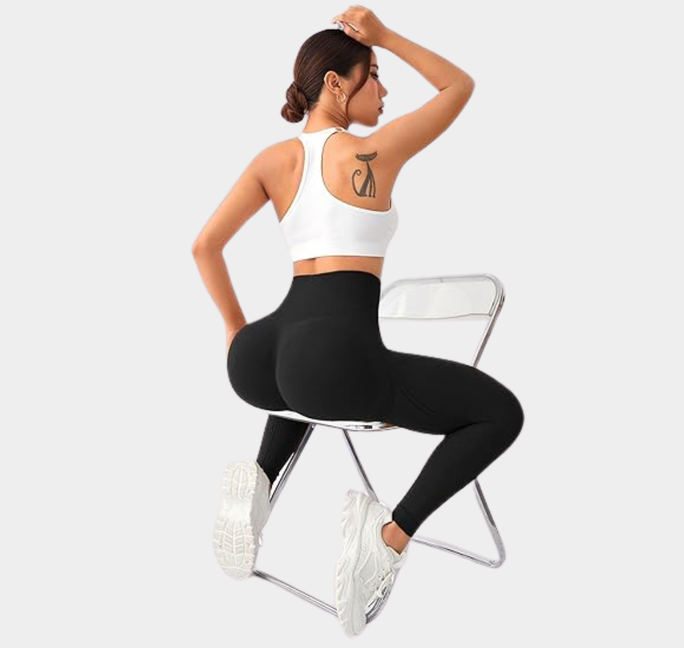 Butt Lifting Leggings for Women – High Waisted Seamless Tummy Control Yoga Pants