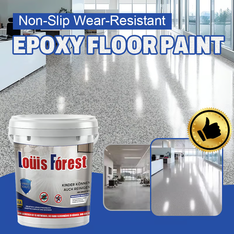 High-Gloss Epoxy Floor Coating – Marble Finish, Durable & Waterproof Surface Protection