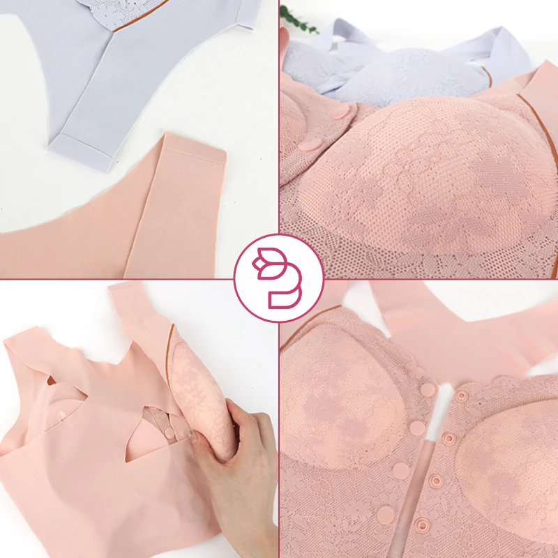 Front Closure Posture Corrector Bra – Comfy Shaping Support, Wire-Free