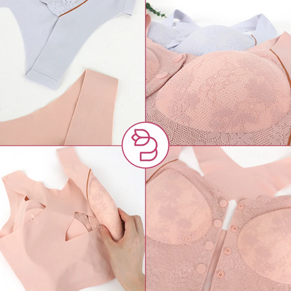 Front Closure Posture Corrector Bra – Comfy Shaping Support, Wire-Free