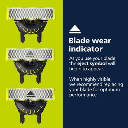 OneBlade 360 Hybrid Trimmer & Shaver for Face – Electric Beard Groomer with Adjustable Comb & USB Charging