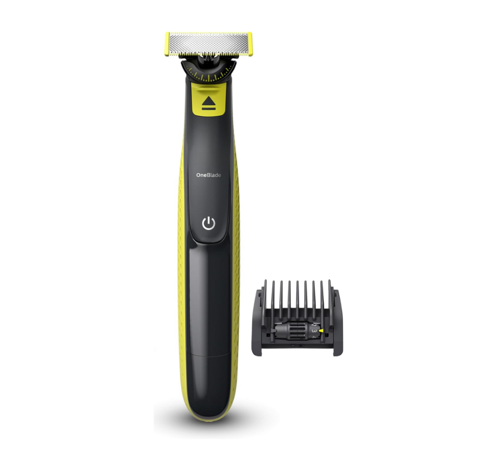 OneBlade 360 Hybrid Trimmer & Shaver for Face – Electric Beard Groomer with Adjustable Comb & USB Charging