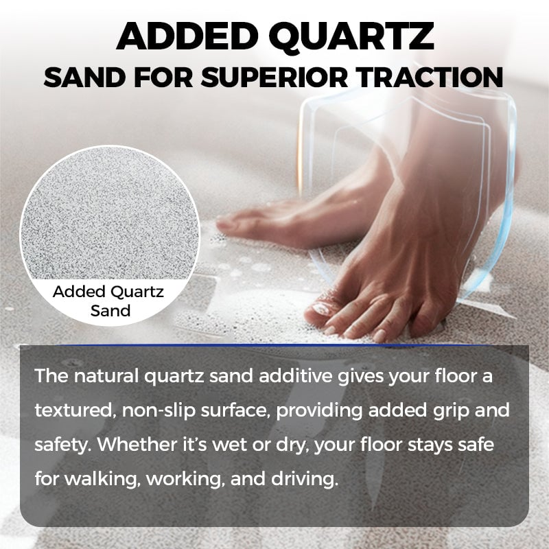 High-Gloss Epoxy Floor Coating – Marble Finish, Durable & Waterproof Surface Protection