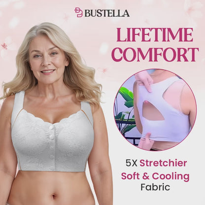 Front Closure Posture Corrector Bra – Comfy Shaping Support, Wire-Free
